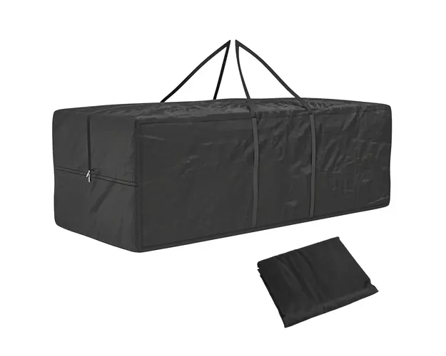 Outsunny Geanta pentru Brad Impermeabila si UV30+, Husa din Tesatura cu Fermoar Dublu si Manere, 175x80x60 cm, Negru | Aosom Romania