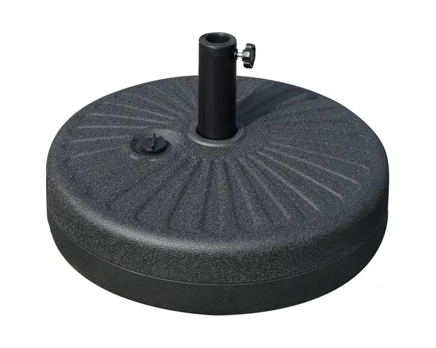Outsunny Baza Umbrela Gradina, Compatibil cu Stalpi Φ3.8/4.8cm, Rezistenta, Negru | Aosom Romania
