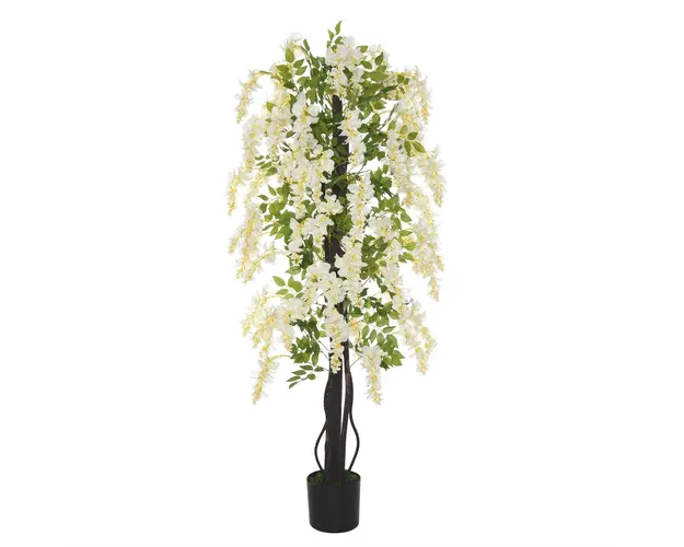 Plante artificiale inalte realista, 165 cm, Outsunny,alba | Aosom Romania