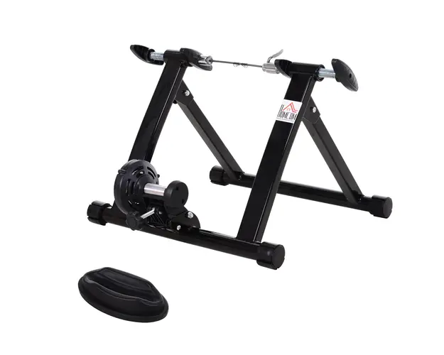 HOMCOM Bicicleta Fitness Pliabila, Usor de Depozitat, Negru 54.5x47.2x39.1cm | Aosom Romania