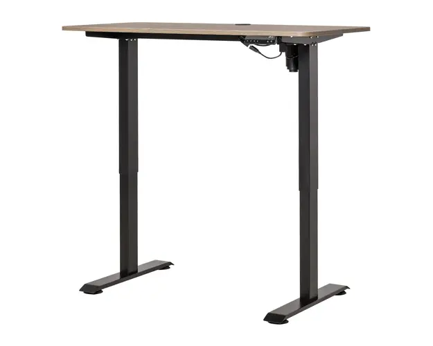 Vinsetto Birou Reglabil cu 4 Nivele de Inaltime, Design Anti-Coliziune, 120x60x72-116 cm, Negru | Aosom Romania