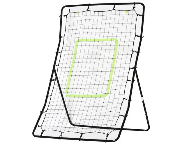 HOMCOM Plasa Elastica Elastic pentru Fotbal si Rugby Portabil, 90x80x140cm | Aosom Romania