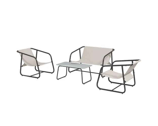 Outsunny Set de Mobilier de Gradina, Set de Conversatie Sofa | Aosom Romania