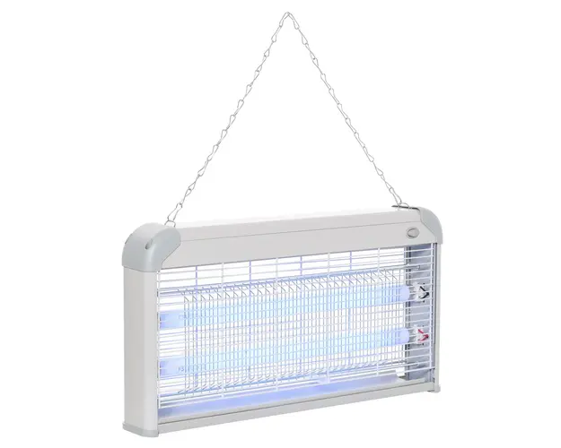 Outsunny Lampa Anti-Tantari 30W, Puternica si Eficienta, 48.5x8.5x26.5cm | Aosom Romania
