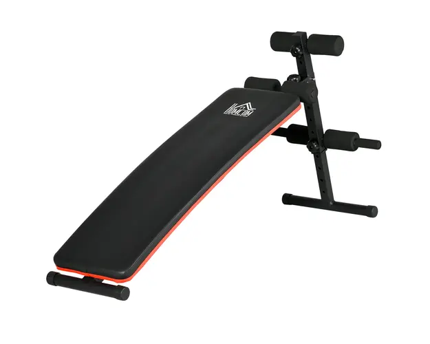 HOMCOM Banca pentru Abdomene Pliabila si Reglabila, Banca pentru Exercitii cu Spatar Reglabil, 47x139x51-69 cm, Negru | Aosom Romania