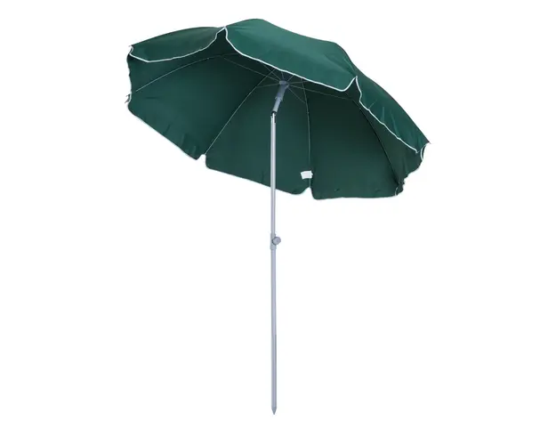 Outsunny Umbrela de Gradina cu acoperis inclinabil, Φ220cm Culoare verde Inchis | Aosom Romania