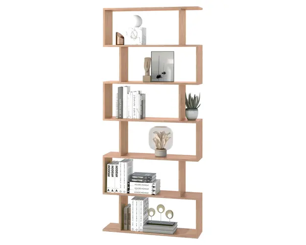HOMCOM biblioteca cu 6 rafturi, design modern, 80x23x192cm | Aosom Romania