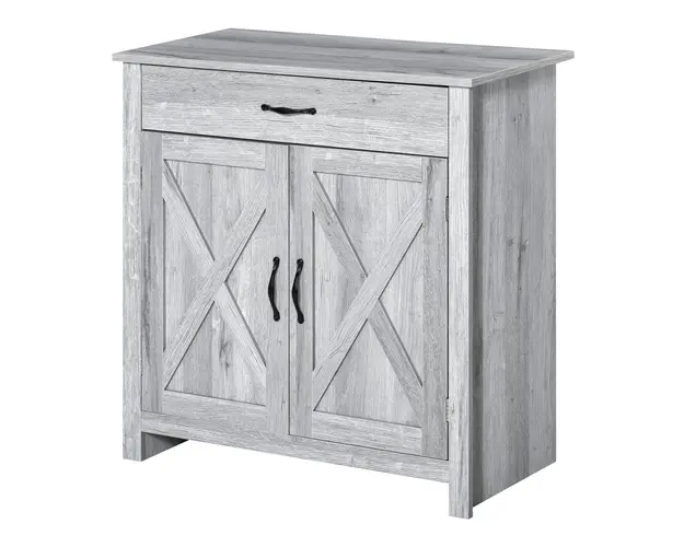 HOMCOM Bufet de Bucatarie Stil Country, Mobilier Multifunctional | Aosom Romania