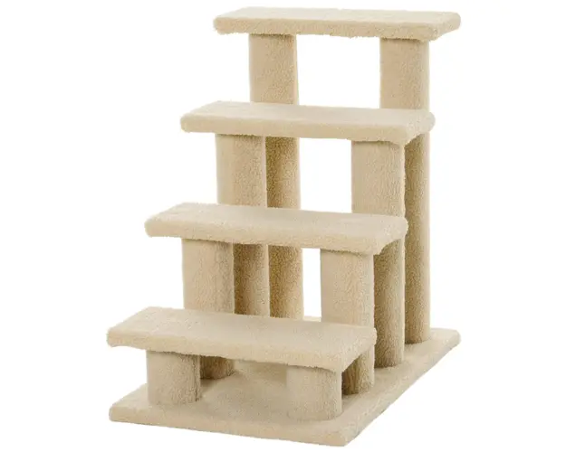 Scara pentru Pisici PawHut, 4 Etaje, PAL Aglomerat si Peluche, 63.5x43x60cm | Aosom Romania