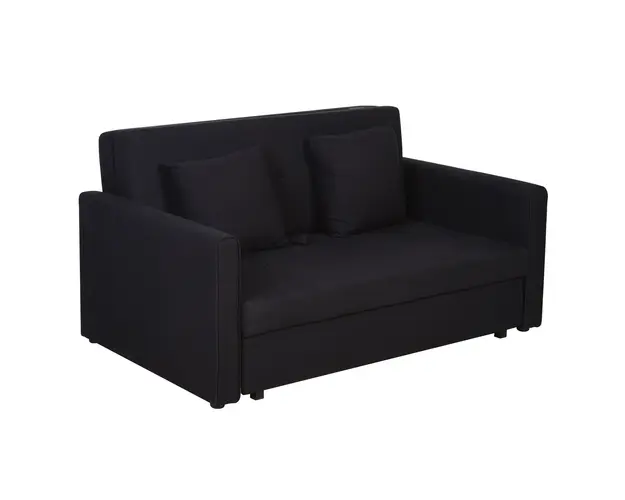 HOMCOM Canapea Extensibila 2 Locuri cu Spatiu de Depozitare Design 2 in 1 pentru Salon Sufragerie Dormitor | Aosom Romania