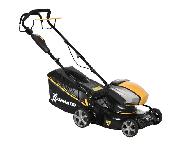 DURHAND Cositoare autopropulsata , cositoare fara fir cu 6 inaltimi de taiere reglabile, latime de taiere 42cm | Aosom Romania