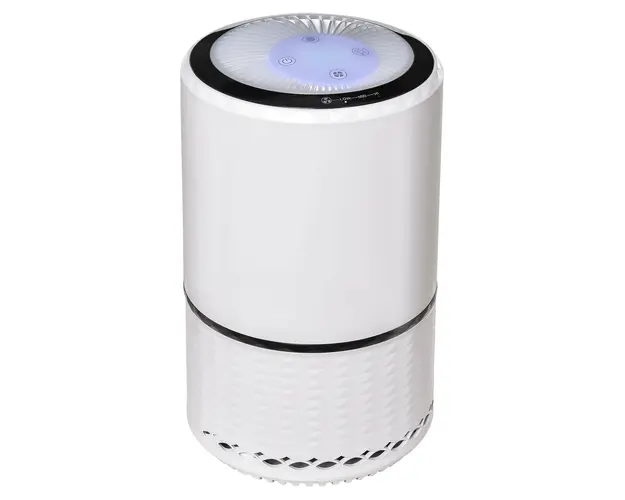 HOMCOM Purificator de Aer cu Filtru HEPA 3 Viteze Φ20x32 cm pentru Curatarea Aerului in Casa si Birou | Aosom Romania