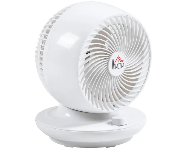 HOMCOM Ventilator cu Oscilare 70 si Inclinare 90, 3 Viteze, Flux Aer Puternic, Design Modern | Aosom Romania