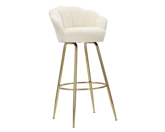 Mauro Ferretti Scaun de bar VIENNA CREAM CM 55X53X110