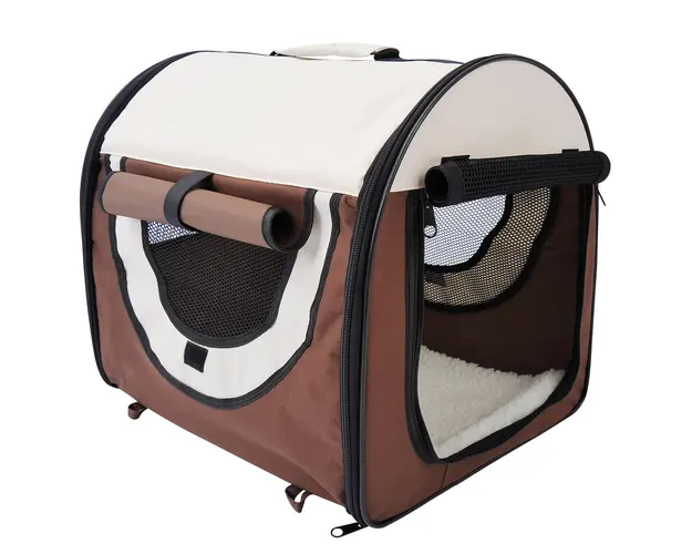 PawHut Geanta de Transport pentru Caini si Pisici, Spatioasa si Confortabila, 61x46x51cm | Aosom Romania
