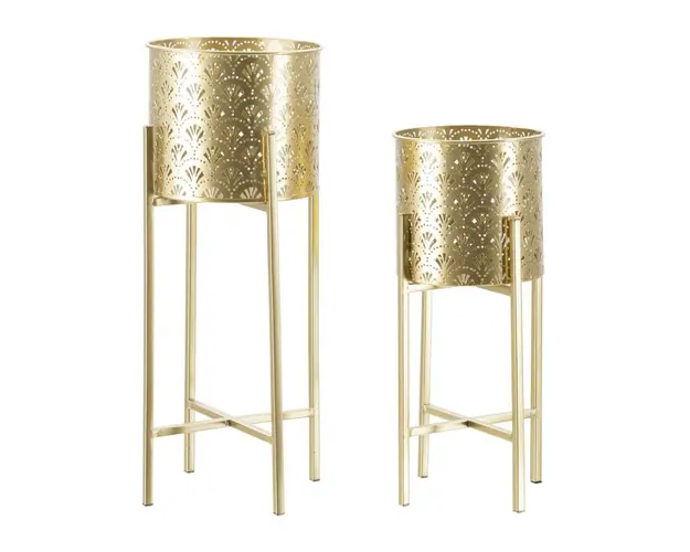 Mauro Ferretti Suport De Vaza Golvy Set 2 Buc -B- Cm Ø 21X52-19X42