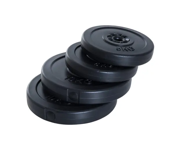 HOMCOM Set Greutati pentru Haltere 30KG, 4 Discuri - 2x5kg si 2x10kg, Antrenament Fitness | Aosom Romania