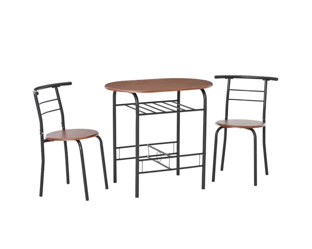 Set de masa cu scaune HOMCOM, mobilier pentru bucatarie | Aosom Romania