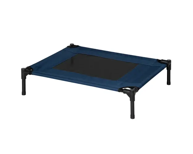 Pat Confortabil pentru Cainisori PawHut, Design Modern, Albastru si Negru, 76x61x18cm | Aosom Romania