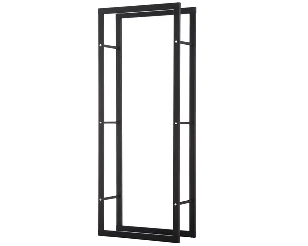 Raft Lemne pentru Casa si Gradina Greutate maxima 100kg Negru, Modern si elegant 60x25x150cm HOMCOM | Aosom Romania