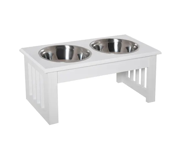 PawHut boluri hrana animale, suport inclus, 44x24x15cm | Aosom Romania