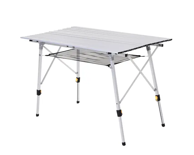 Outsunny Masa de Picnic Portabila, Pliabila, Usoara, din Aluminiu cu Husa de Transport, 120x70 cm | Aosom Romania