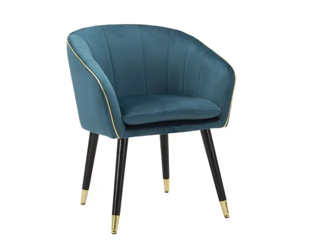 Mauro Ferretti Fotoliu PARIS TEAL/AURIU CM 62X58X78