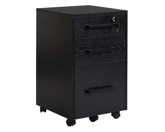 HOMCOM comoda documente, 3 sertare, 39.2x40x65.4 cm | Aosom Romania