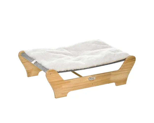 PawHut Casuta Confortabila pentru Pisici cu Perna Detasabila, Spatiu de Odihna, 68x43x20cm, Gri | Aosom Romania