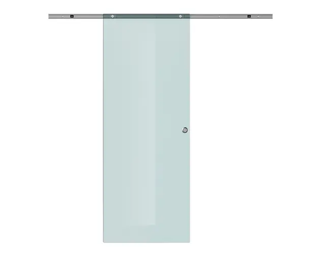 HOMCOM usa glisanta sticla rodata 77.5x205cm, transparenta | AOSOM RO