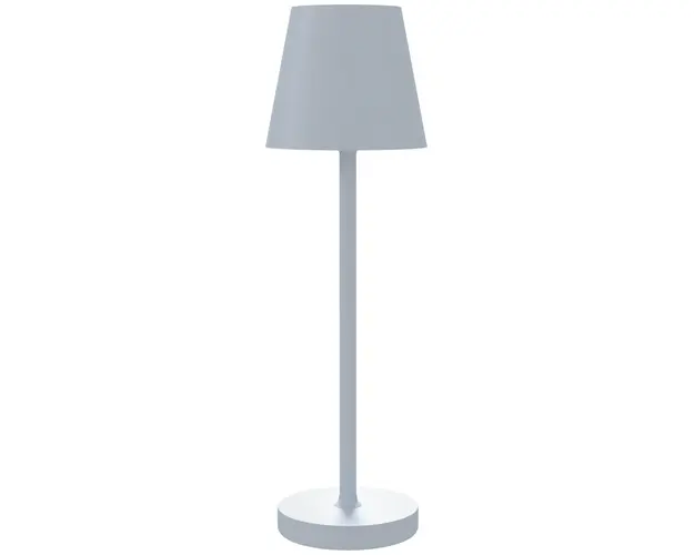 HOMCOM Lampa de Masa cu 3 Lumini Albe, Lampa de Birou Portabila, Moderna cu Cablu Inclus, Ø11,2x36,5 cm, Gri | Aosom Romania