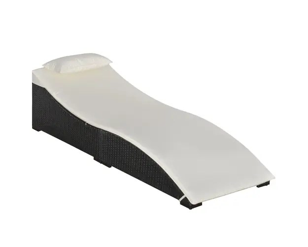 Outsunny Pat Sezlong Pliabil din Ratan Sintetic pentru Terasa si Exterior Confortabil si Pragmatic 198x68x50cm | Aosom Romania