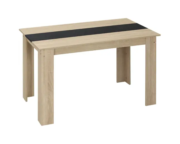 HOMCOM Masa de Dining pentru 4-6 Persoane, Masa de Bucatarie Moderna din Lemn, 120x69x75 cm, Lemn Natural | Aosom Romania