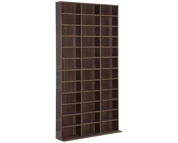 Biblioteca perete pentru camera,birou ,Sarcina 50kg,195x102x23.5cm,maro HOMCOM | Aosom Romania