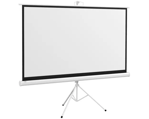 HOMCOM Ecran Proiectie Portabil 84 Inch, Suport Inclus, Ecran 4K HD 16:9, Vizionari Exterioare/Interioare | Aosom Romania