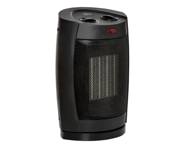 Soba Electrica Ceramica Oscilanta la 60, incalzitor electric cu Aer si Temperatura Reglabila 6-38C, Putere 900W/1500W HOMCOM | Aosom Romania