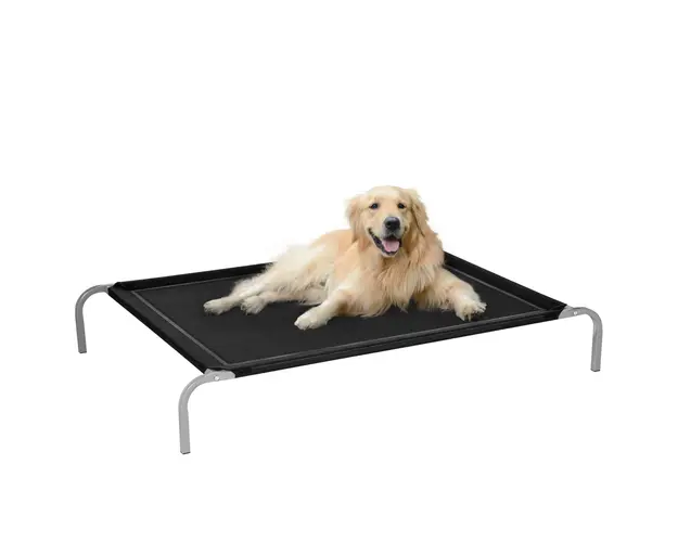 PawHut Saltea pliabila pentru caini, spatii interioare si exterioare, material care permite trecerea aerului, 130x90x20cm, pana la 32kg