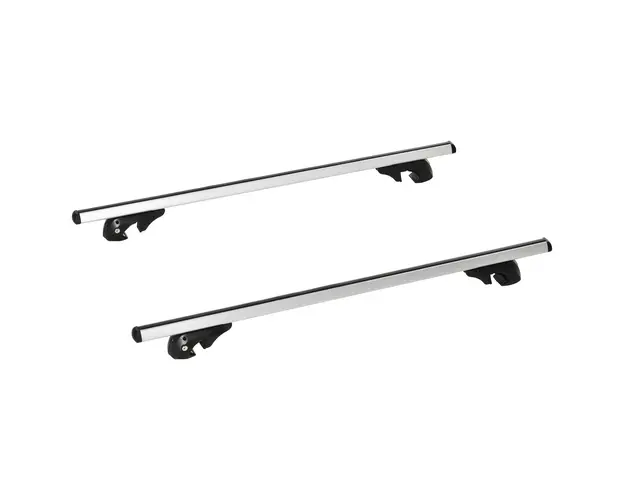 HOMCOM Bare Portbagaj Auto Universale cu Incuietoare si Chei, din Aliaj de Aluminiu, 125cm, Capacitate 75kg | Aosom Romania