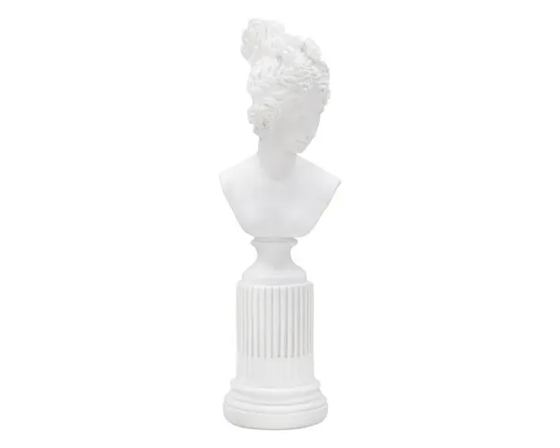 Mauro Ferretti SCULPTURA FEMEIE CU PIEDESTAL CM 11X10,5X35,5