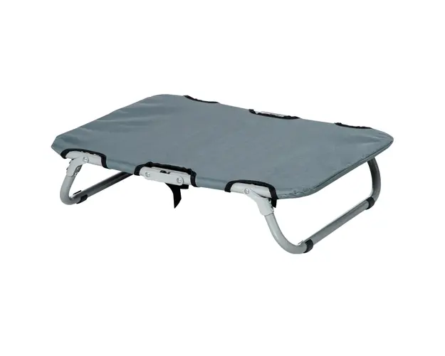 PawHut Pat Pliabil pentru Caini din Otel si Oxford, Usor de Curatat, Gri, 59x46x15cm | Aosom Romania