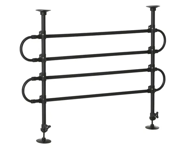 PawHut Separator Auto pentru Caini Reglabil din Otel, Grilaj de Protectie Universal, Negru, Ideal pentru Siguranta Animalelor in Masina | Aosom Romania