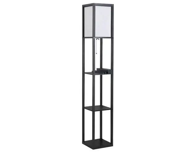 Lampa de podea HOMCOM, 26x26x160cm, alba | Aosom RO