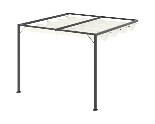 Outsunny foisor de gradina, din metal, cu acoperis glisant, 3m | Aosom Romania