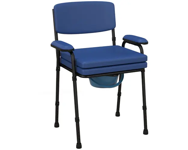 HOMCOM Scaun cu Vas de Toaleta pentru Varstnici