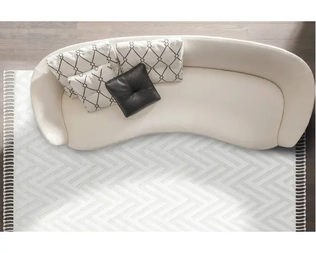 Covor, 33058A Malta, 100x200 cm, Poliester, Crem