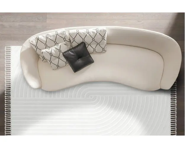 Covor, 33410A Malta, 80x150 cm, Poliester, Crem