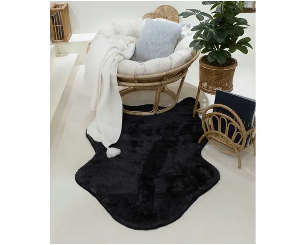 Covor, 3504, 100x150 cm, Poliester, Negru