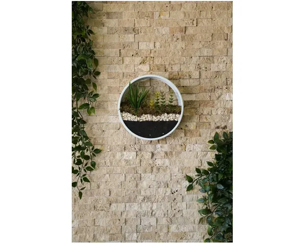 Decoratiune de perete, Midlothian, Metal, Fier, Alb