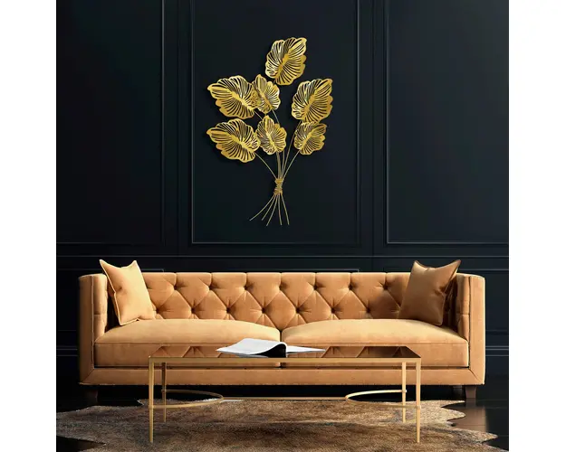 Decoratiune de perete, Taliptra, Metal, Dimensiune: 115 x 107 cm, Multicolor