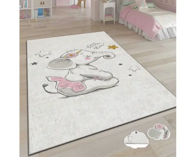 Covor, ALHO ÇHL-5A , 100x180 cm, Poliester, Multicolor